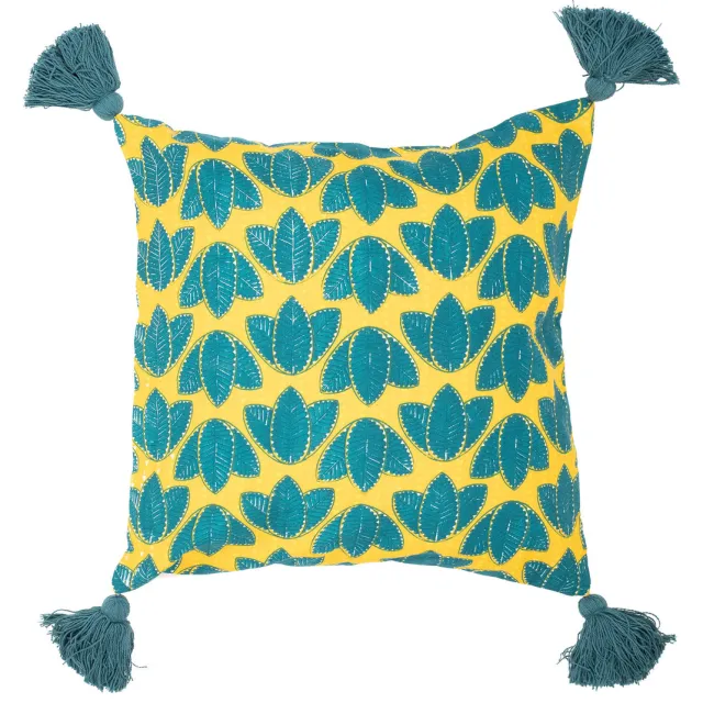 Sema Feuillage kussenhoes geel Multicolour