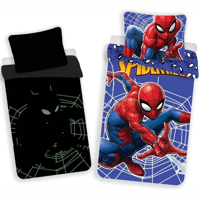 Spider-Man Glow in the Dark - Dekbedovertrek - Multi