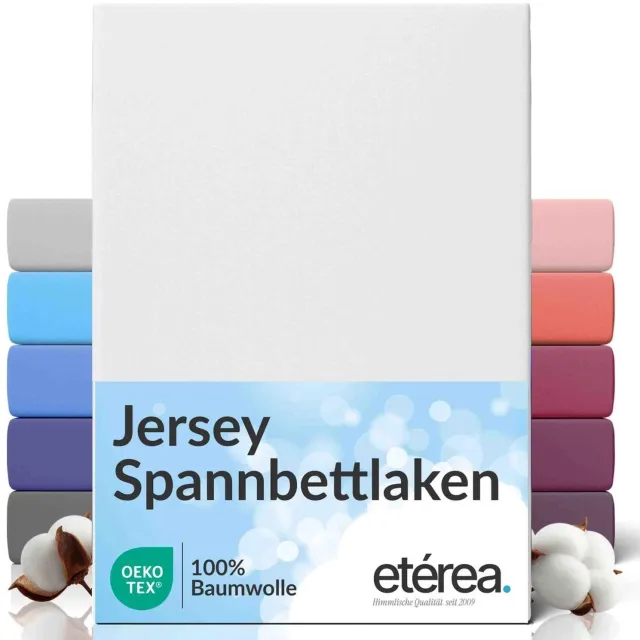 Duraxl Hoeslaken - Jersey katoen - Wit
