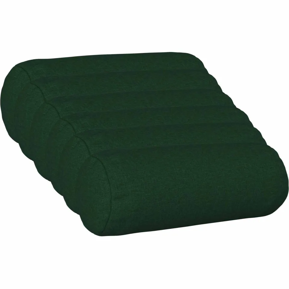 vidaXL Kussensloop 6 st HEERLEN Donkergroen Dia. 15 x 40 cm Stof groen, foto 3