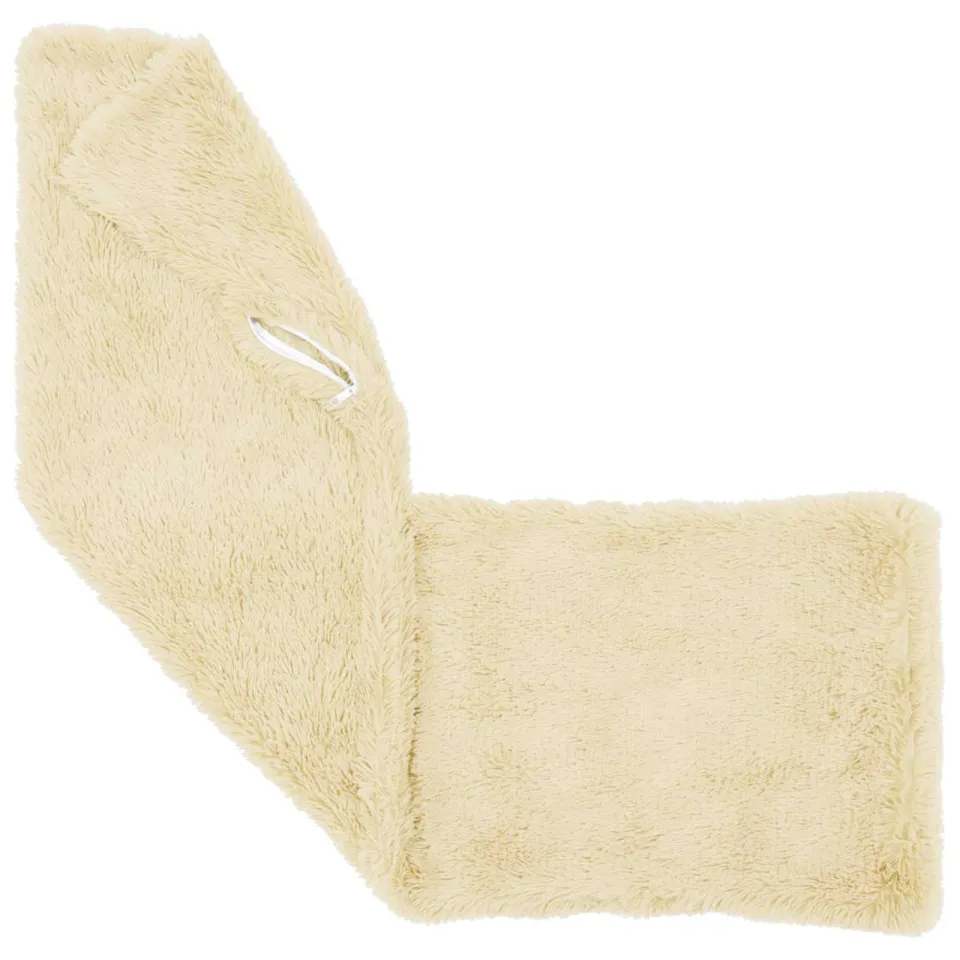 vidaXL Kussensloop 2 st HEERLEN Crèmekleurig 40 x 145 cm PV Fleece, foto 4