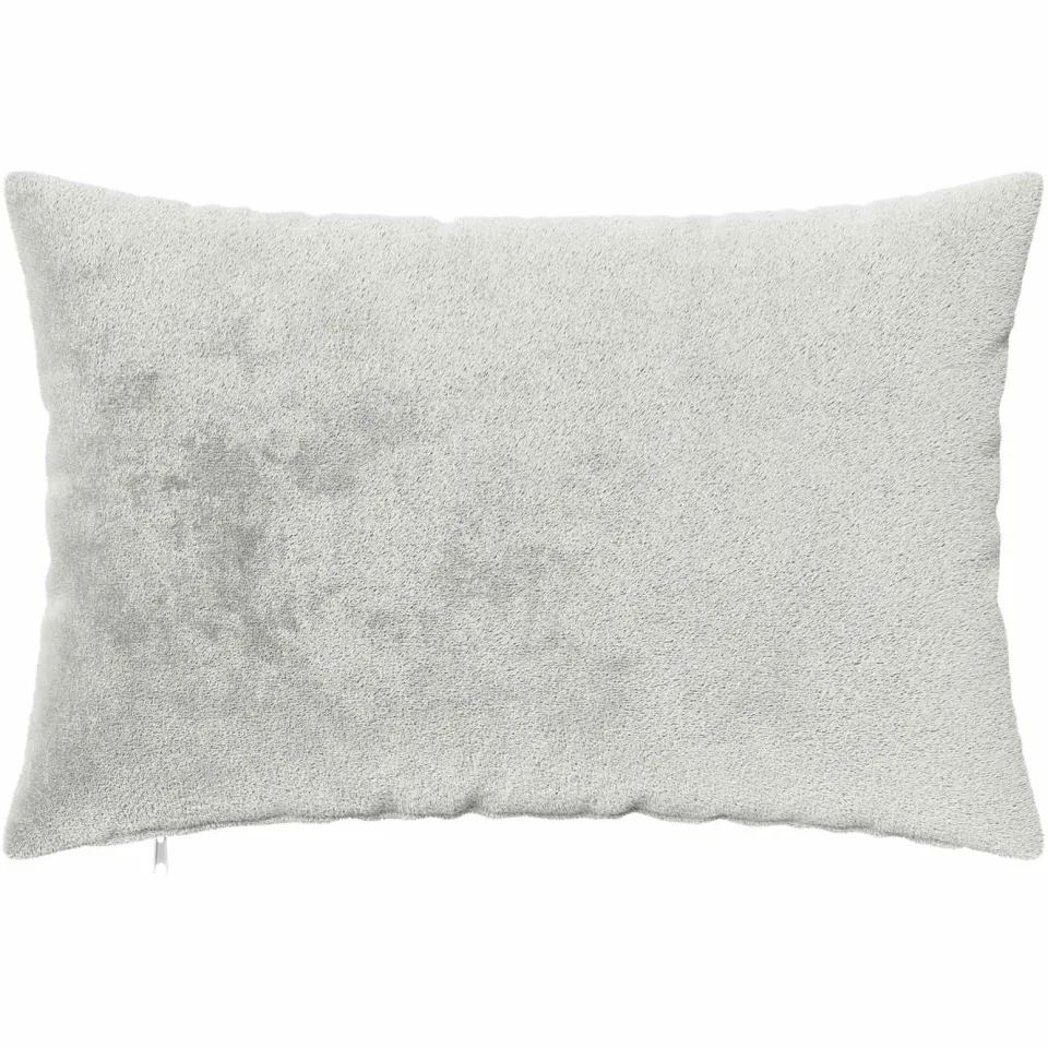 vidaXL Kussensloop 2 st HEERLEN Lichtgrijs 50 x 70 cm Flanel