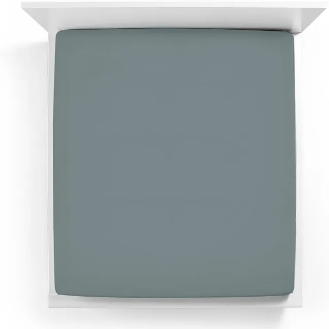 Bella Donna Jersey La Piccola Topperhoeslaken 180x190-200 cm cement-0219
