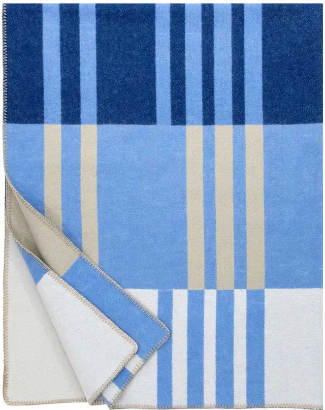 Lapuan Kankurit TOFFEE plaid 130x180cm bosbessen/blauw