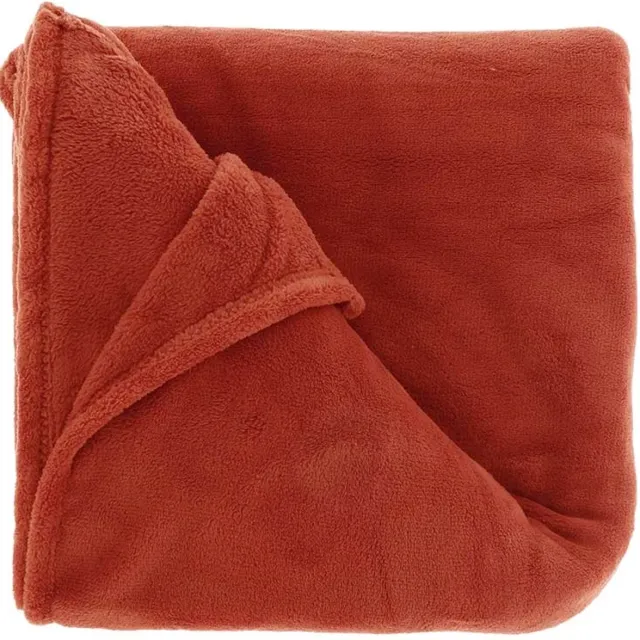 Unique Living Plaid Claudi - 130x160cm - Red Rood