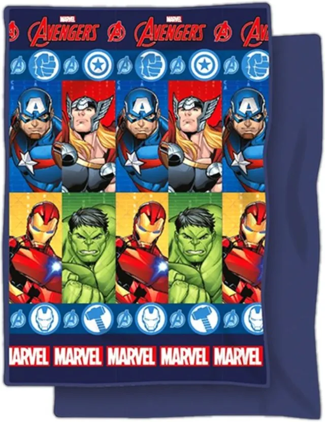 Avengers Sprei - Voor de kinderkamer - Blauw Meerkleurig