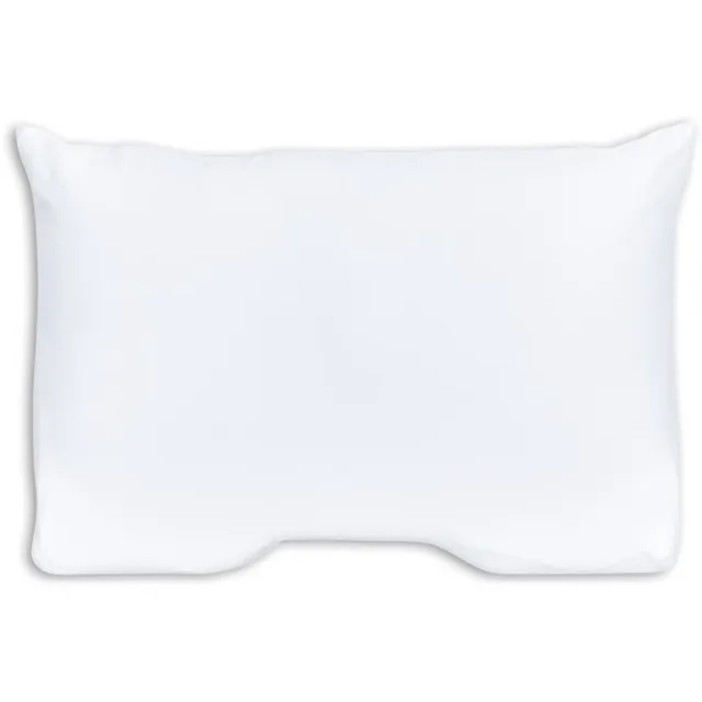 Silvana Support Satin Shoulder Contour kussensloop voor medium-stevig kussen - Wit - 50x70