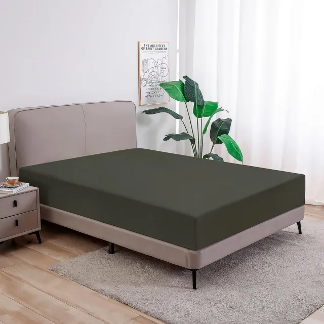 Unyqoos Luxueuze 100% Katoenen Jersey Hoeslaken Voor Een Stijlvolle En Comfortabele Slaapervaring antraciet