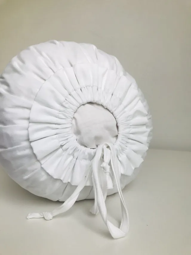 Gustiana Losse Sloop voor Rolkussen (Guling/Sluimerrol) - L85 x B35 x ø20 cm - Wit (verkrijgbaar in 4 maten)