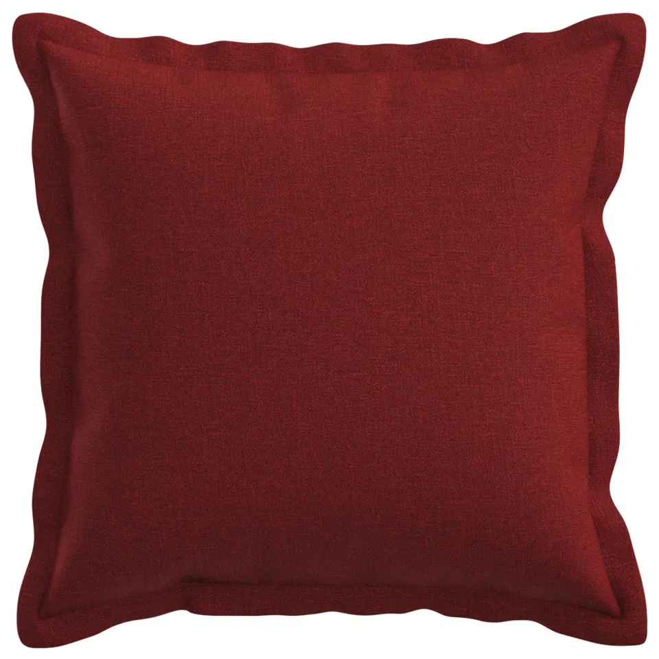vidaXL Kussensloop 12 st HOUTEN Wijnrood 40 x 40 cm Faux Linnen