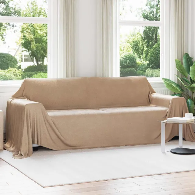 vidaXL Kleden 6 st Camel 350 x 270 cm 8,09 kg Fleece, foto 2