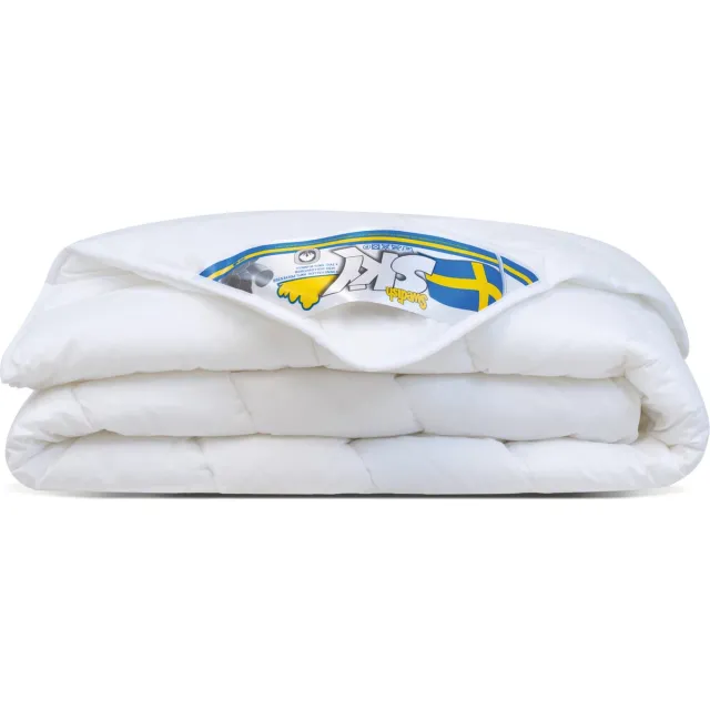 Swedish SKY Luxe Non-Allergisch Wasbaar Zomer Dekbed | Het Echt Ademende Anti-Allergische HolleVezel Dekbed | 200x220 cm Wit