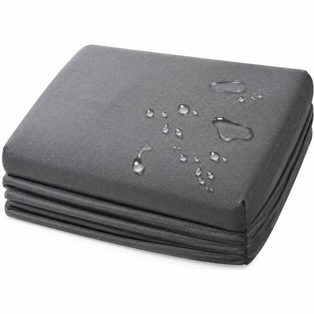 SWGOTA Waterdichte matrasbeschermhoes donkergrijs 153 x 203 cm - Geborstelde stof - Voor matrassen tot 30 cm hoog - 1 stuk