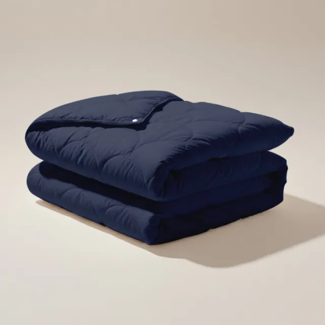 Dekbed-Discounter Zydante 4-Seizoenen Dekbed Zonder Overtrek 200 x 200 cm - Wasbaar dekbed - Wasbaar op 40 graden - Anti-allergisch - Navy