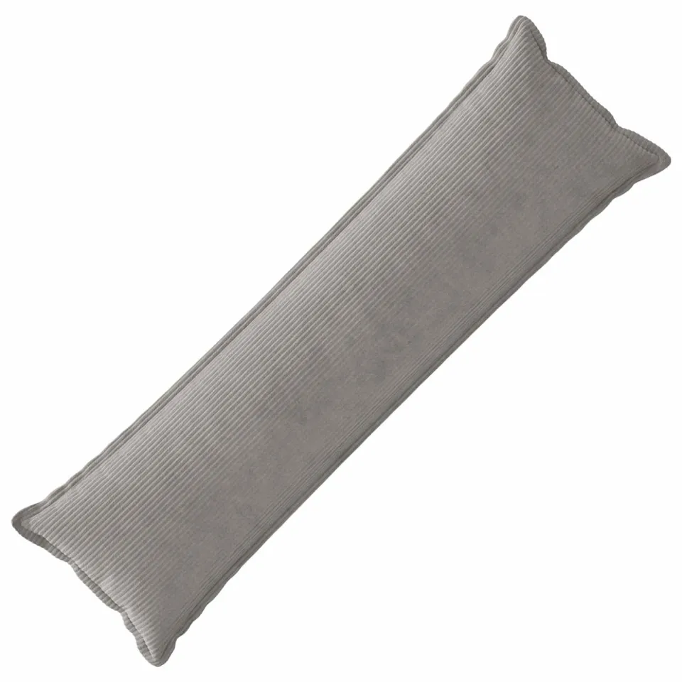 vidaXL Kussensloop HOUTEN Lichtgrijs 40 x 145 cm corduroy, foto 3