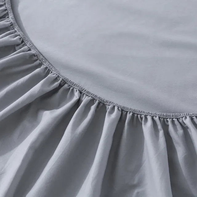 Jaquet Bedding Luxe Hoeslaken 180x200 cm – Zachte & Ademend Katoen – Perfecte Pasvorm – Anti-Allergisch & Strijkvrij – Grijs