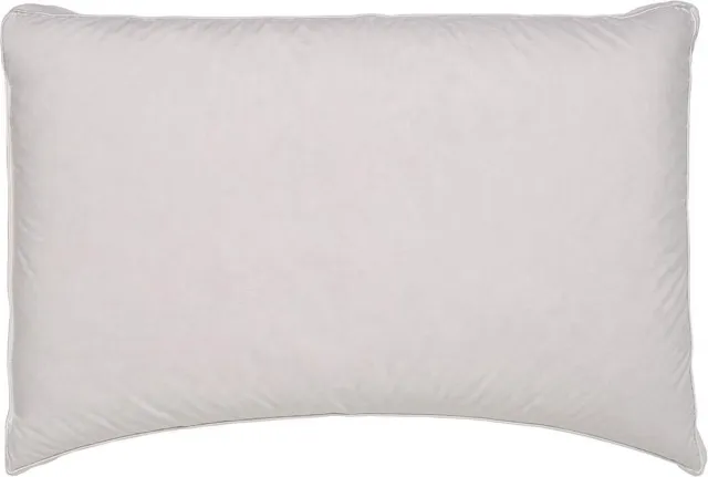 VANOS Premium Hoofdkussen (contour) 90% Eendendons met Latex kern - Zacht Wit