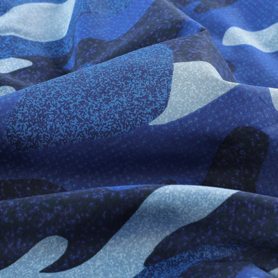 NOUS Kids Camo dekbedovertrek blauw, foto 4