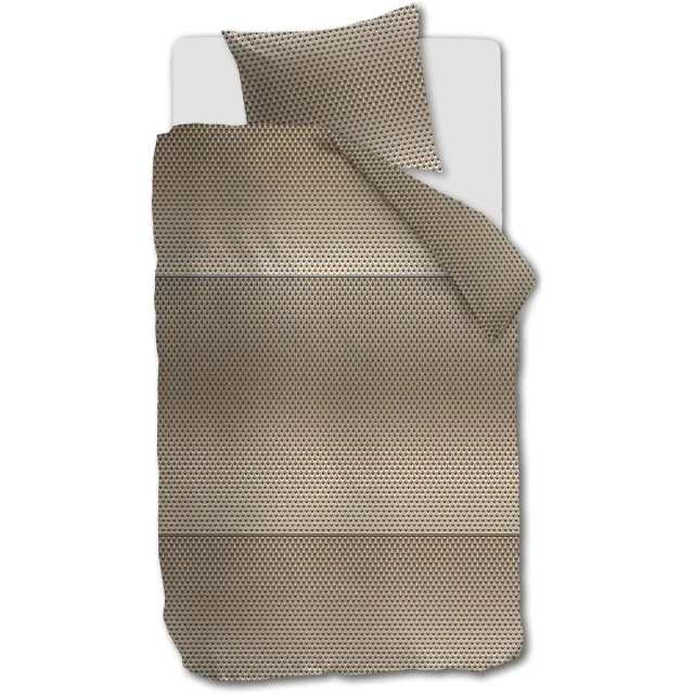 Kardol Lofty dekbedovertrek - Eenpersoons - 140 x 200/220 cm - Naturel
