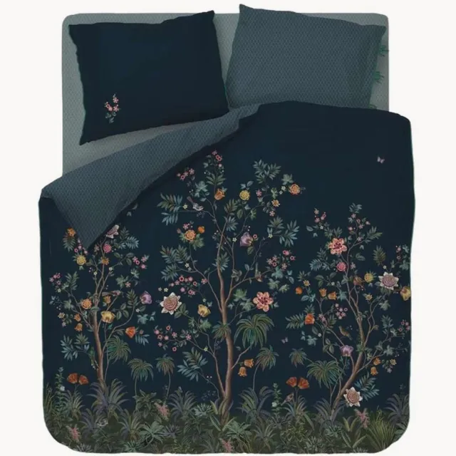 Pip Studio Katoenen perkal dekbedovertrekset Il Paradiso Blauw