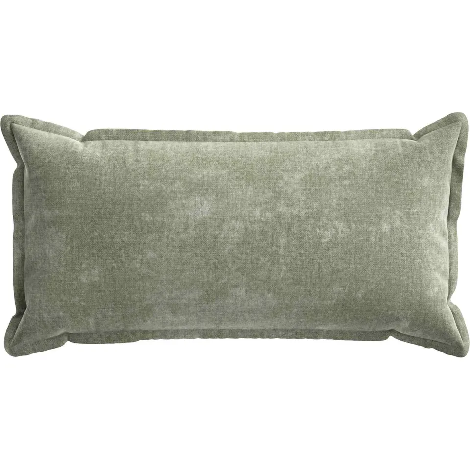 vidaXL Kussensloop 6 st HOUTEN Groen 40 x 70 cm Chenille Stof, foto 2