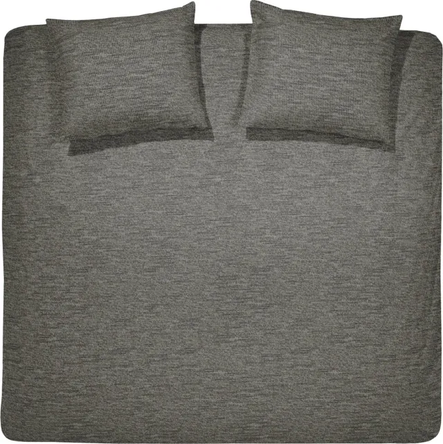 Damai Dekbedovertrekset bio katoen hombre stone grey dekbedovertrek + 2 slopen