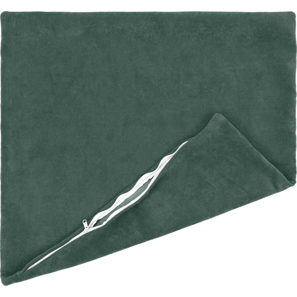 vidaXL Kussensloop 2 st HEERLEN Zee blauw 65 x 65 cm Microfiber Fleece, foto 3