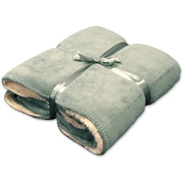 Unique Living Coby - Fleece - 130 x 160 cm - Groen