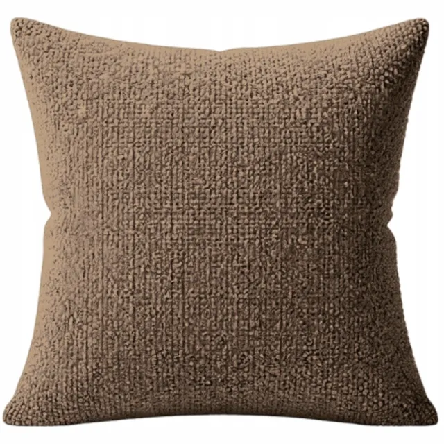 MMO-EURO Martyna Opiełka Luxe Bouclé Kussenhoes 60x40 cm - Chocobruin