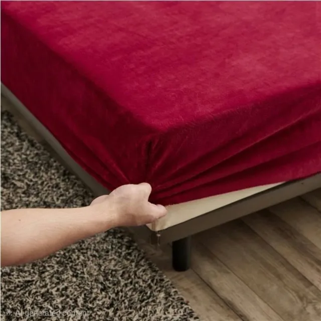 Vantivo® Matrasovertrek 180x200 - Dekbedovertrek - Hoeslaken - Matrasbeschermer - Extra Zacht Wijnrood