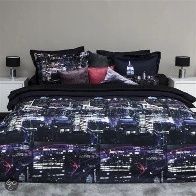 Refined HNL Refined Metropol Dekbedovertrek - Eenpersoons - 140x200/220 cm - Multi