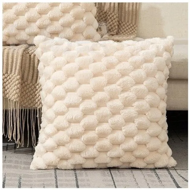 eCarla Kussenhoes 45x45cm Geometrisch Beige POD153