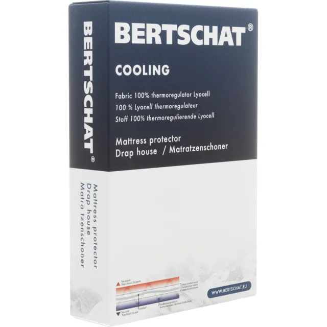 BERTSCHAT Verkoelende Matrasbeschermer - BERTSCHAT® Cooling | Goede nachtrust | 80 x 190/200 cm Standaard