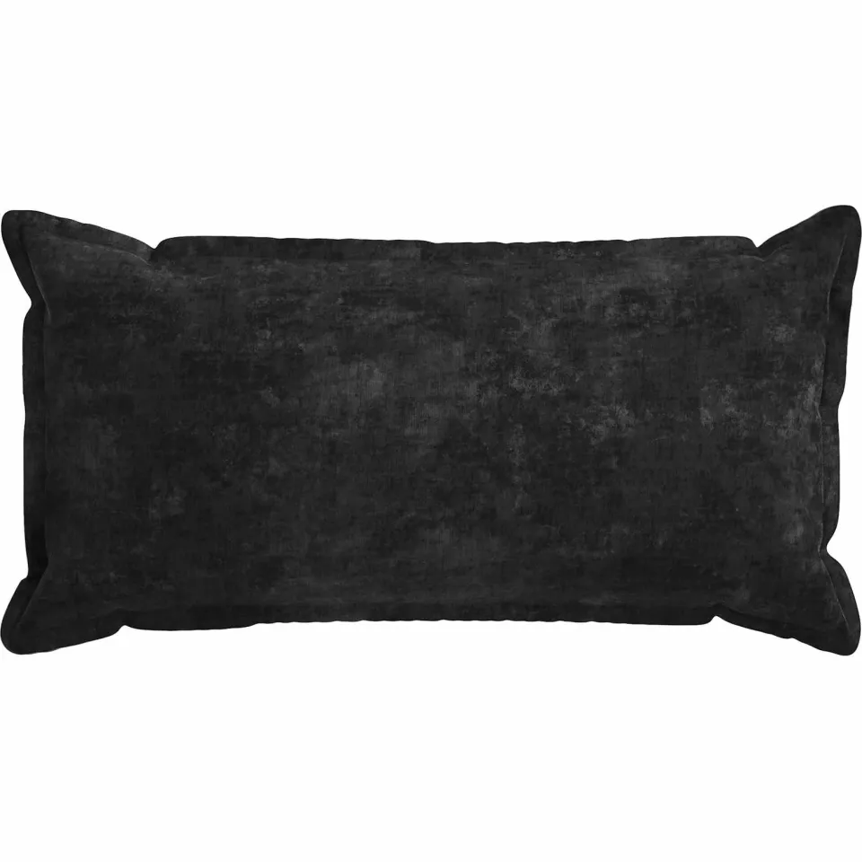 vidaXL Kussensloop 2 st HOUTEN Antraciet 40 x 70 cm Chenille Stof Anthraciet