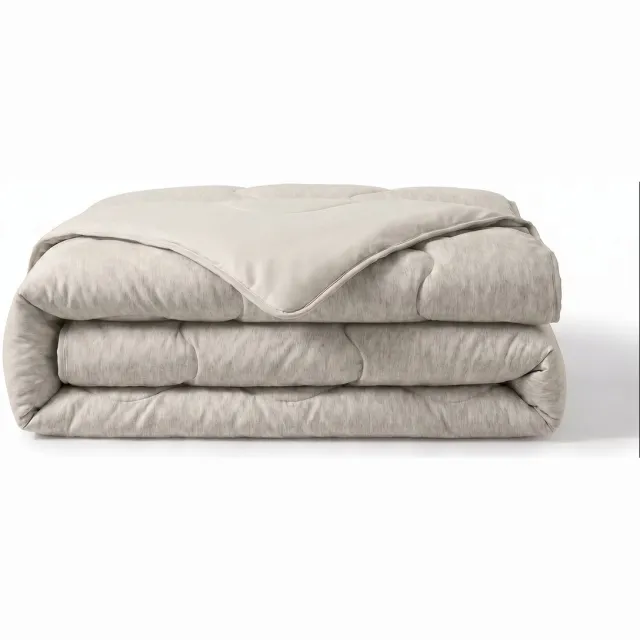 Sleeptime Verkoelend Dekbed zonder Overtrek – Wasbaar Dekbed – 200x220 – Taupe/Creme
