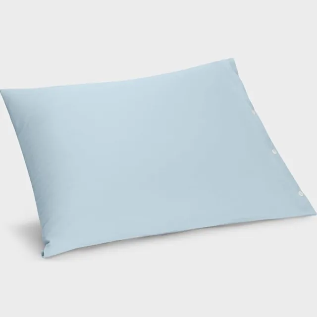 Yumeko kussensloop jersey fresh blauw 60x70 - Bio, eco & fairtrade - 1 stuk