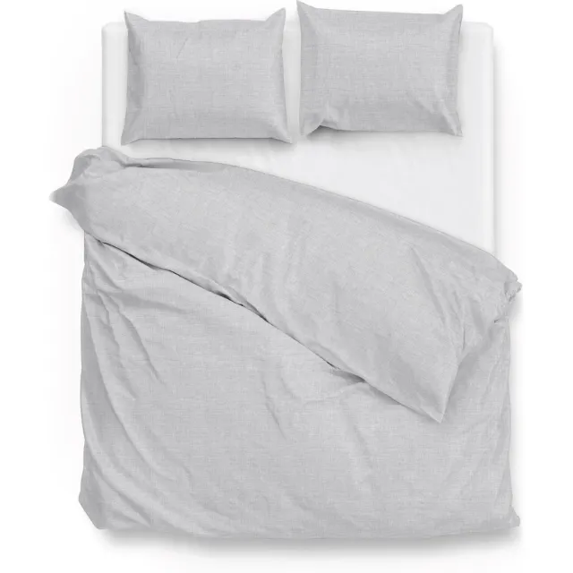 Zohome Lino Dekbedovertrek - Dove Grey Grijs