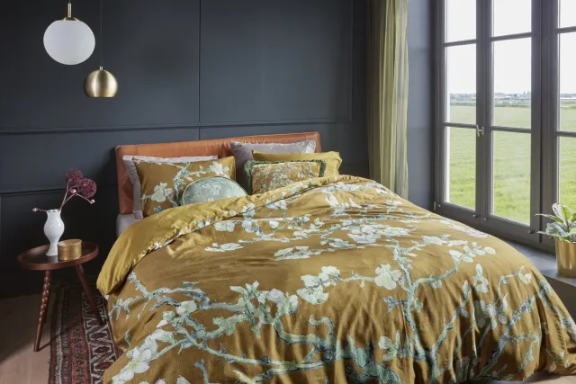 Beddinghouse x Van Gogh Museum Blossoming dekbedovertrek - Oker