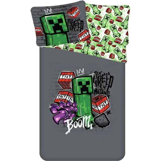 Minecraft Dekbedovertrek Metro Art - Katoen Multicolor