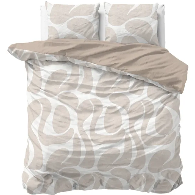 Dekbed-Discounter Sleeptime Pure Dekbedovertrek - Katoen - Dubbele instopstrook - Wassen op 40 graden - Inclusief 2 kussenslopen - Curvo, foto 2