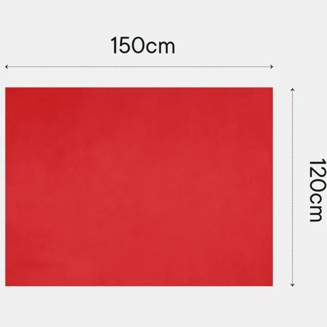 Ibenzoa Grote, Zachte Dekken van Polyester Fleece - Perfect voor Banken en Bedden rood