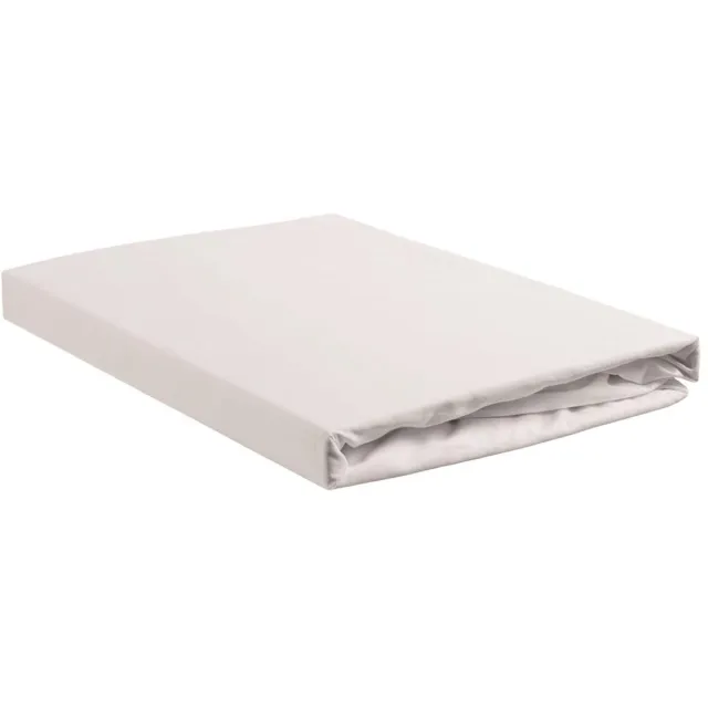 Ambiante Bamboo Cotton - Hoeslaken - 140x200 - Wit