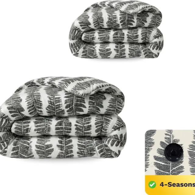 Zelesta Wonderbed Savanna Feather 240x200 - Dekbed zonder overtrek - 4 Seizoenen Dekbed - Wasbaar dekbed - Hoesloos dekbed - 2 in 1 Dekbed