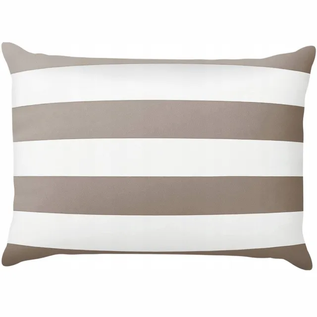 LOZKOHOLICY.PL Dekoratieve kussensloop 50x60 cm Eusebia Home - Beige met strepen