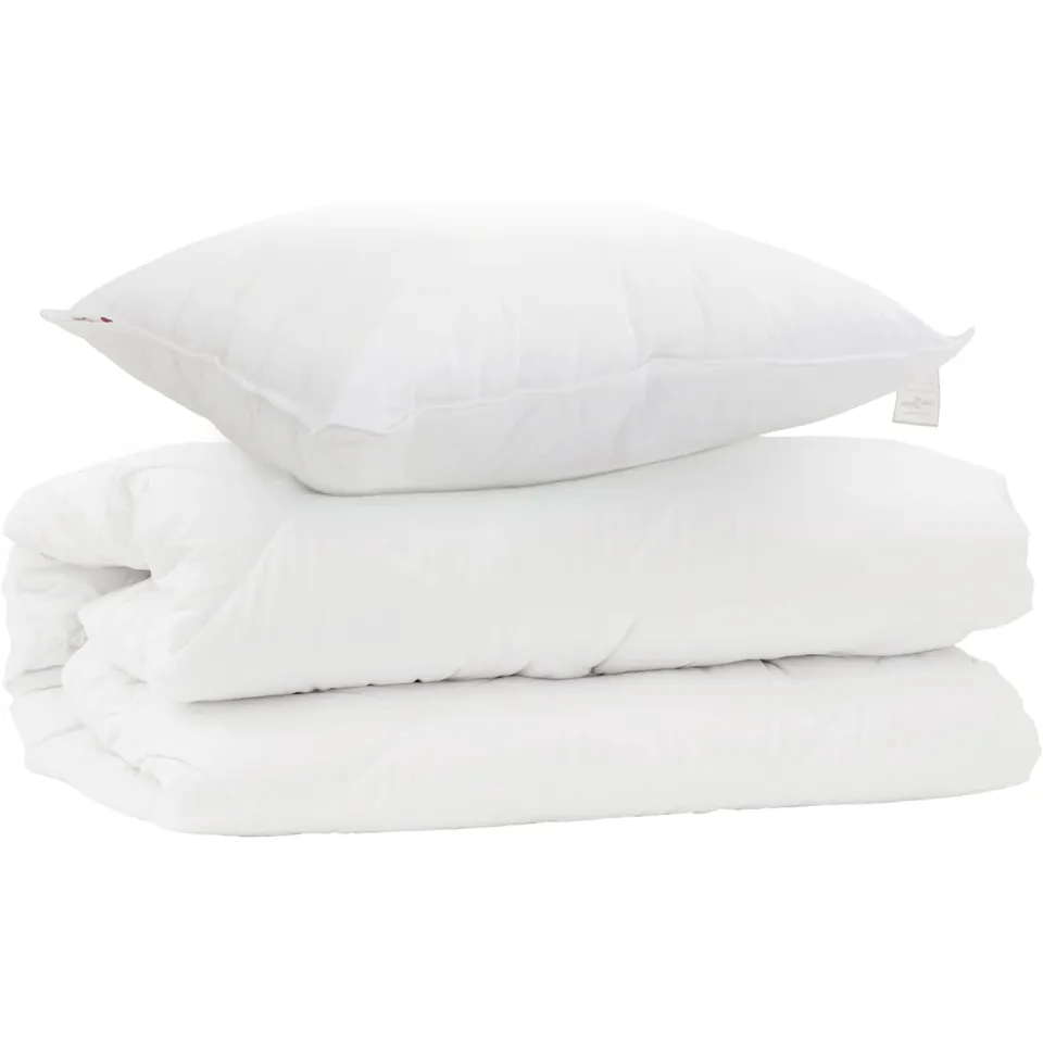 vidaXL Dekbed Set met kussen 2 st Wit Microfibre, foto 3