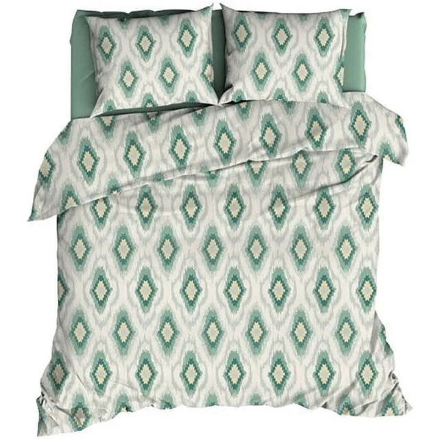 Romanette Ottoman Dekbedovertrek - Extra breed - 260x200/220 cm - Green