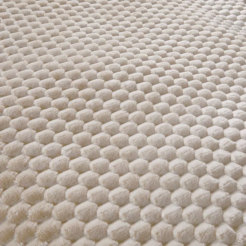 Teddy Hexagon dekbedovertrek - crème-wit, foto 4