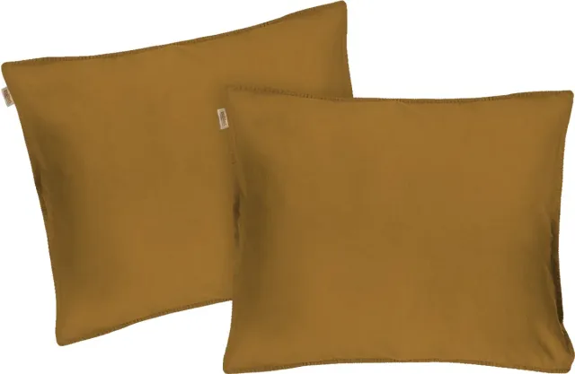 Gualtheri Home kussenslopen - 60x70 cm - Bruin - Set van 2 stuks