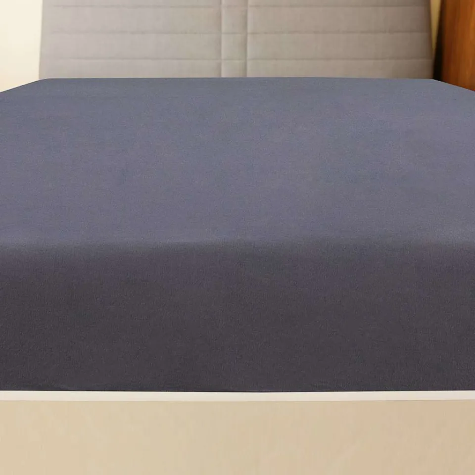 vidaXL Hoeslaken jersey 180x200 cm katoen antracietkleurig, foto 3