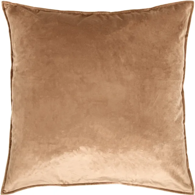 QUVIO Sierkussenhoes - Fluweel- 45x45cm - Bruin